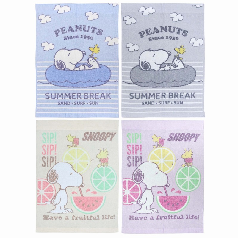 【2025新作☆SNOOPY】個包装　スヌーピー　おぼろタオルケット