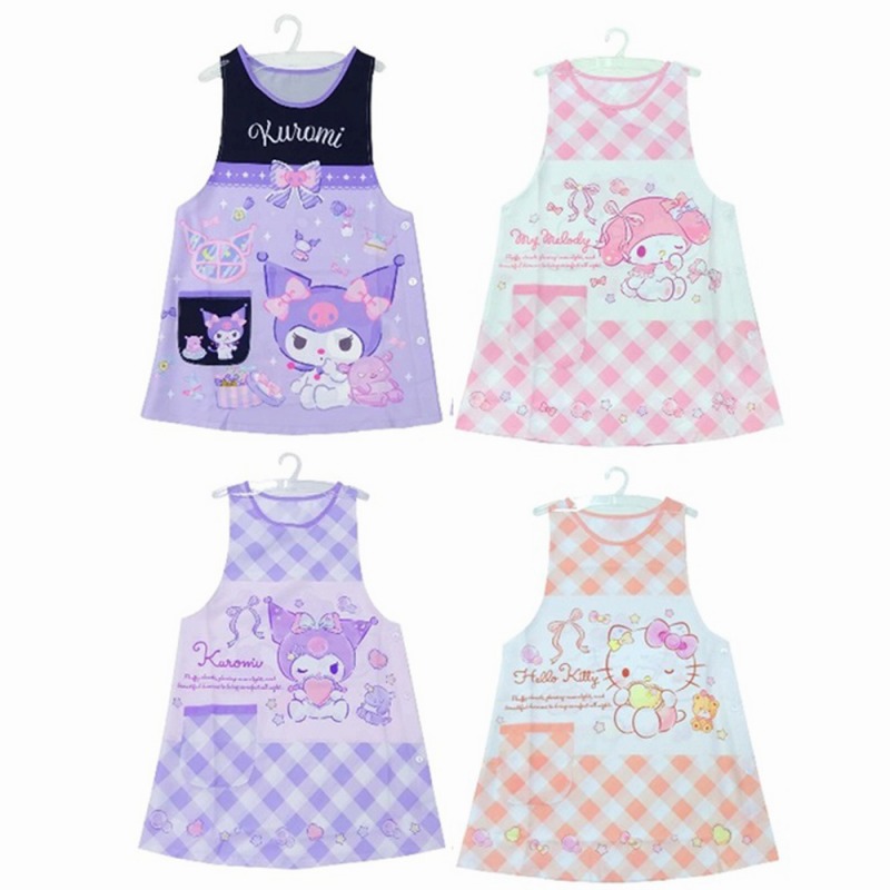 【2025AW新作☆SANRIO】サンリオ　ダバード型エプロン