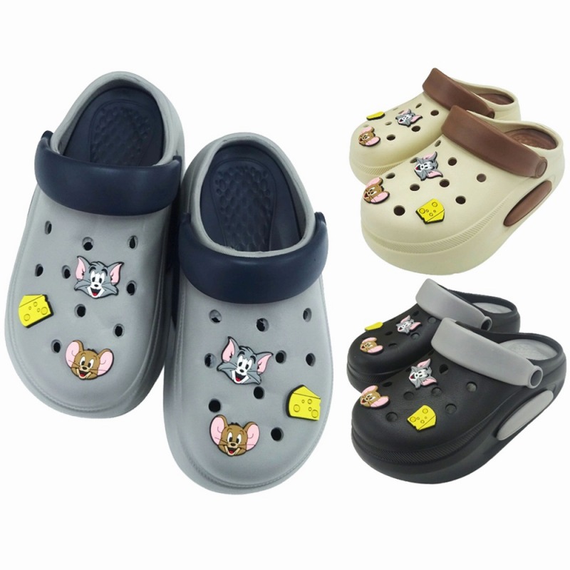 【2026新作☆TOM&JERRY/SNOOPY】婦人　キャラクター　極厚　EVAサンダル