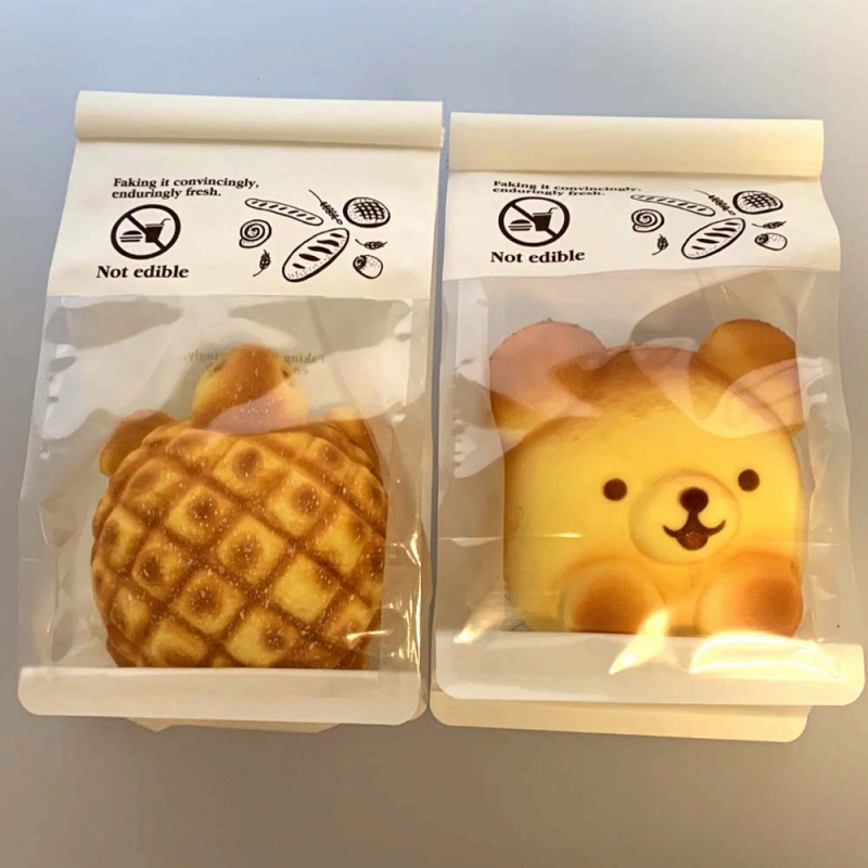 【大人気☆もっちりふわふわ☆大きめ】パン　ぷにゅぷにゅスクイーズ
