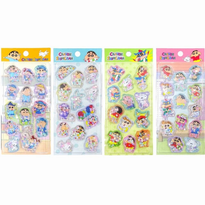 【かわいい】クレヨンしんちゃん　ラメ入りウォーターシール