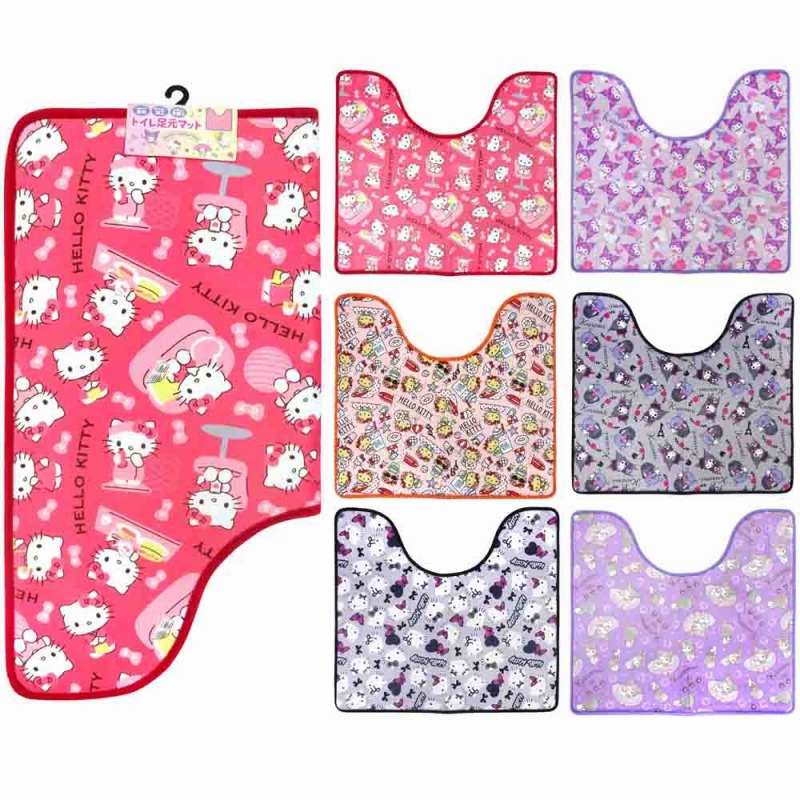 【2026新柄☆SANRIO】サンリオ　トイレ　足元マット