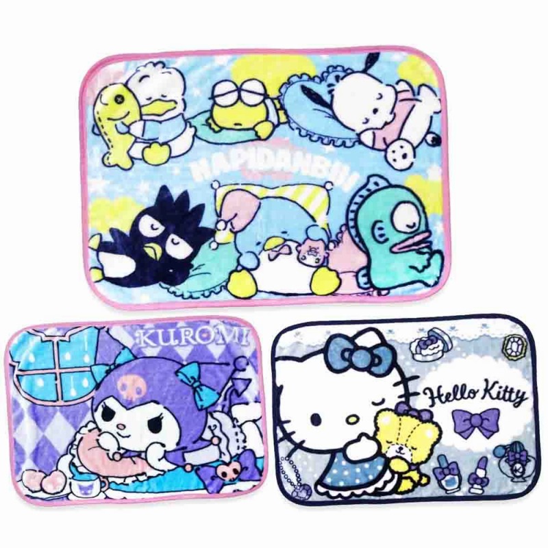 【2026年9月新柄☆SANRIO☆優しいふわふわ生地】サンリオ　マイヤーひざ掛け